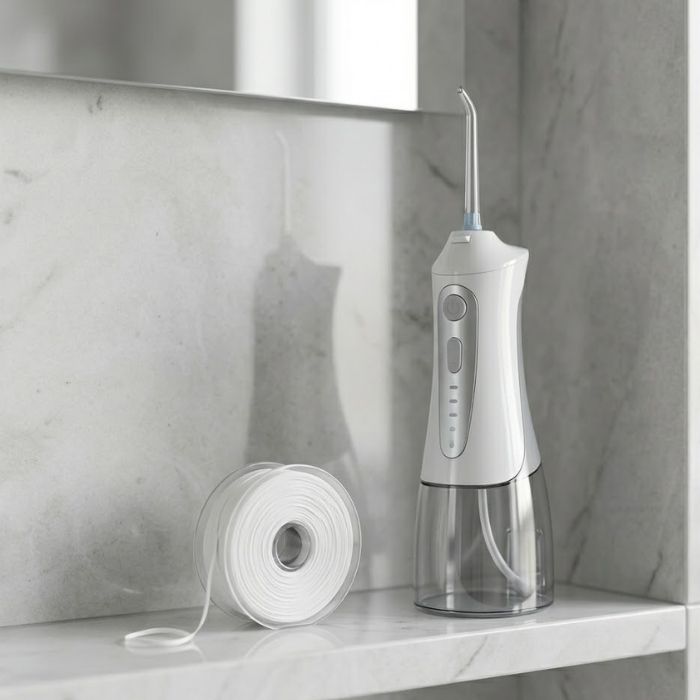 water pick and floss